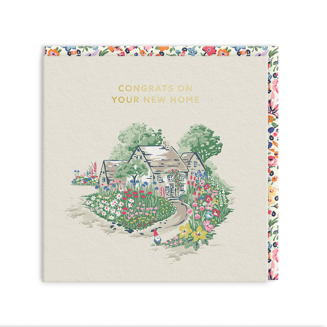 Picture of New Home Garden Greeting Card (105mm) (14284)
