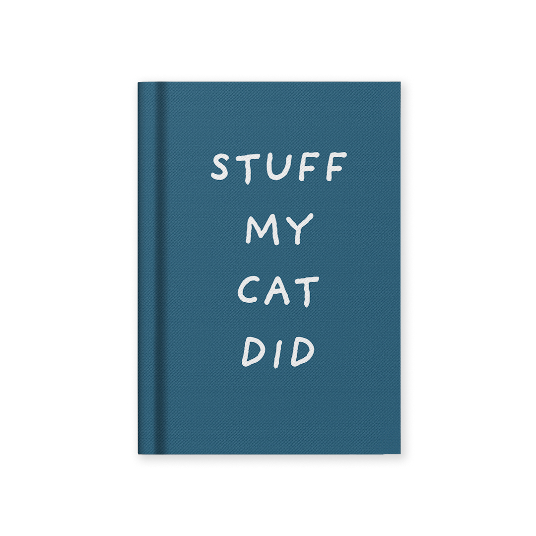 Picture of Stuff My Cat Did Fabric Hardback Notebook (14315)