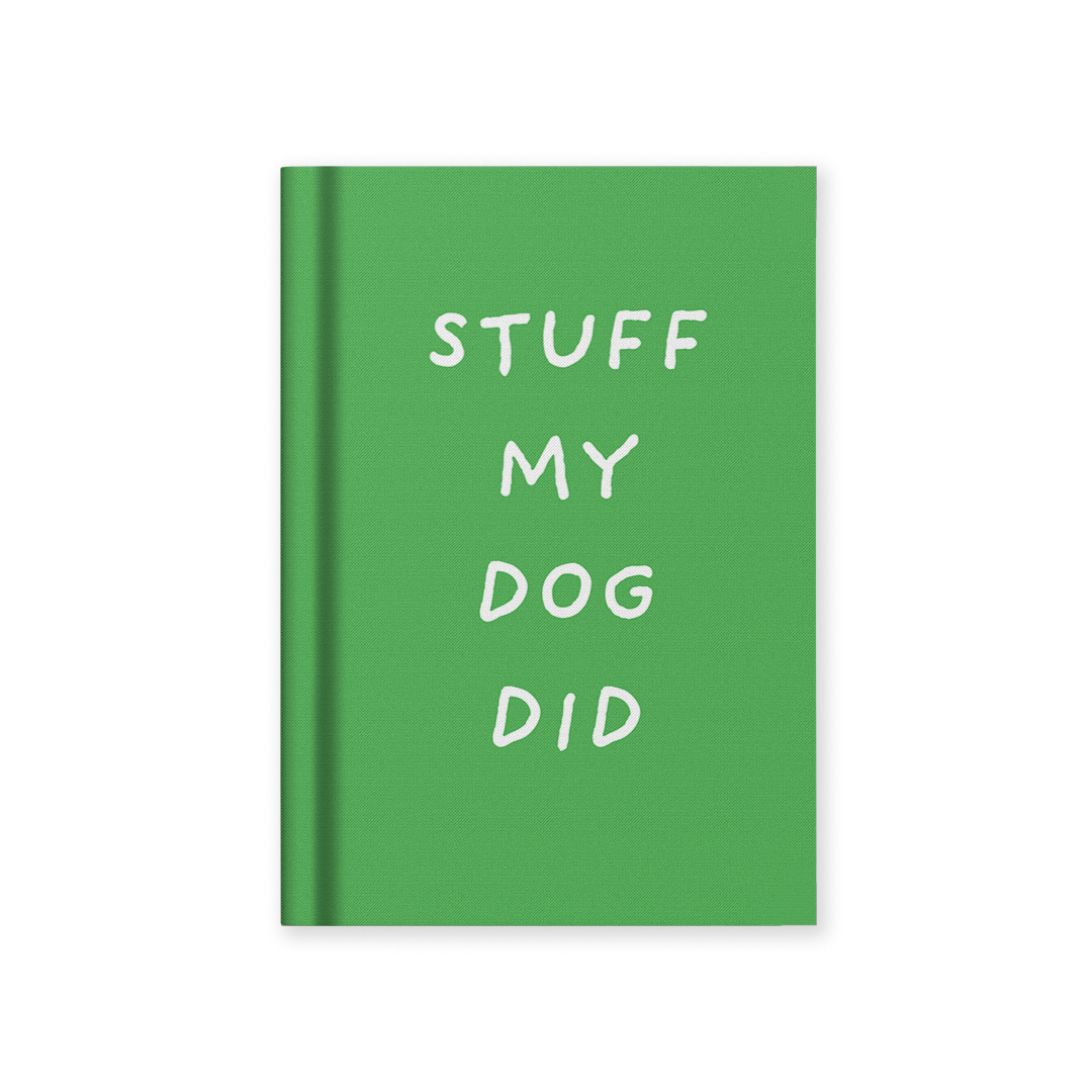 Picture of Stuff My Dog Did Fabric Hardback Notebook (14316)