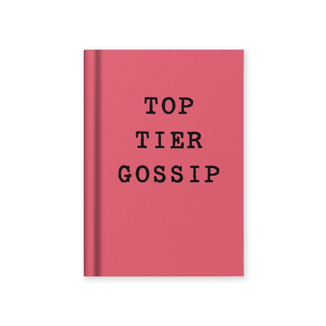 Picture of Top Tier Gossip Fabric Hardback Notebook (14317)