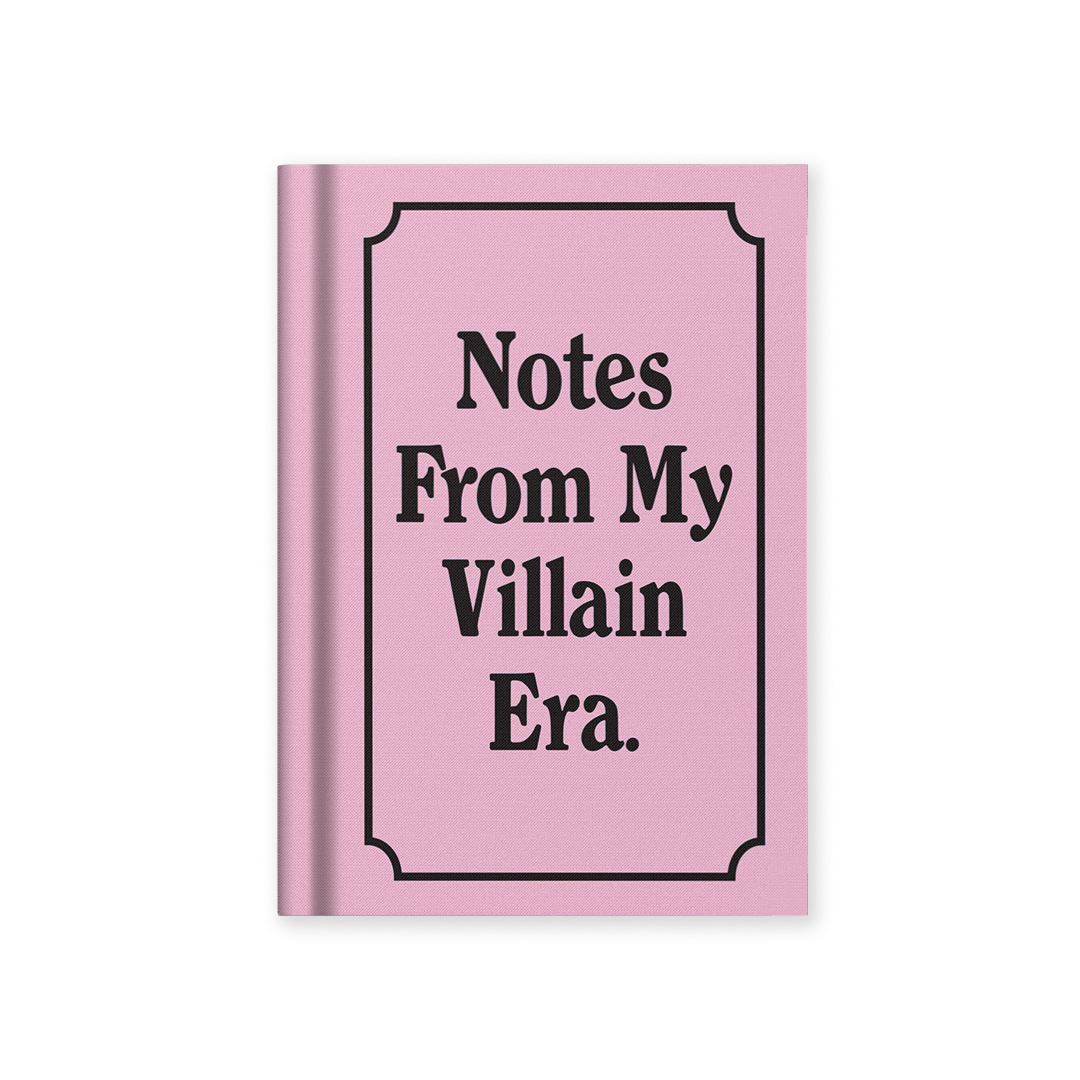 Picture of Notes from my Villain Era Hardback Notebook(14318)
