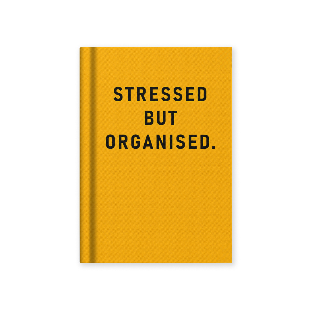 Picture of Stressed but Organised Hardback Notebook (14322)