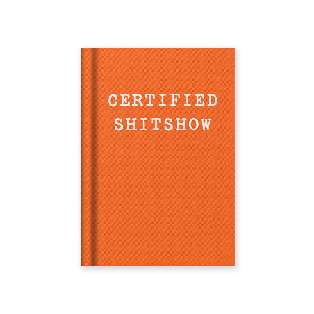 Picture of Certified Shitshow Fabric Hardback Notebook(14323)