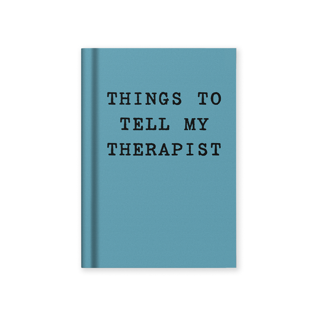 Picture of My Therapist Fabric Hardback Notebook (14324)