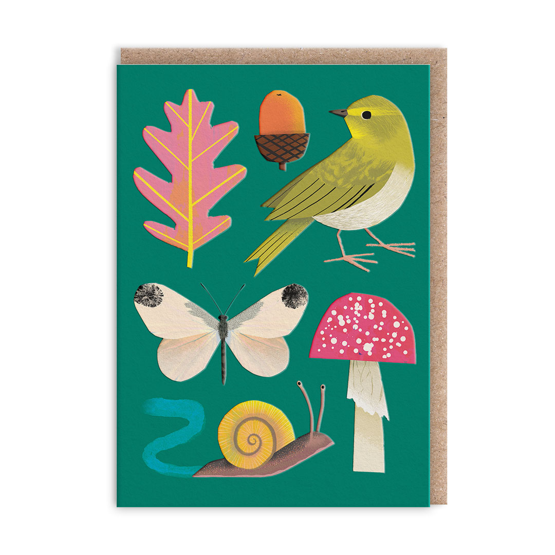 Picture of Woodland Mini Greeting Card (14359)