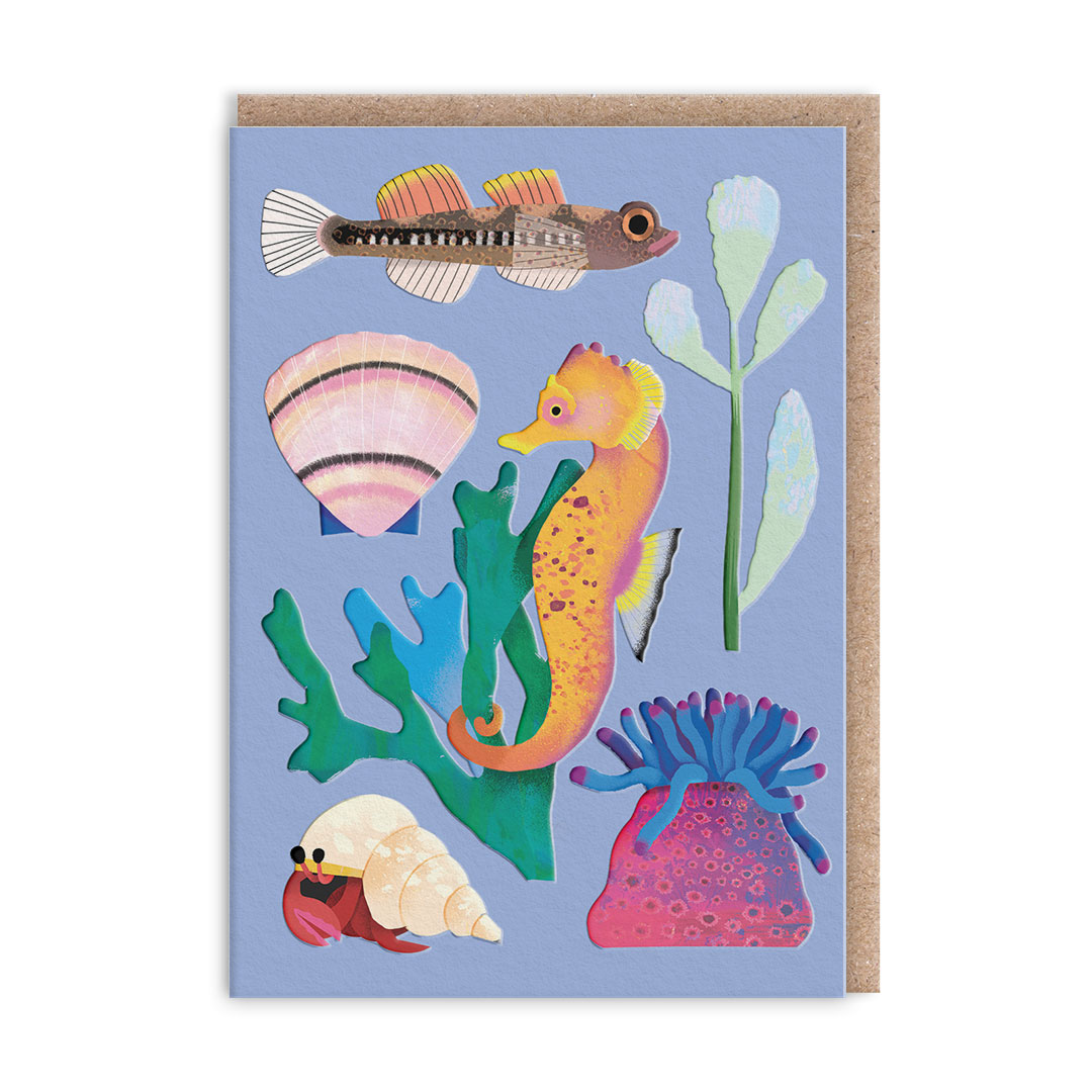 Picture of Seashore Mini Greeting Card (14361)