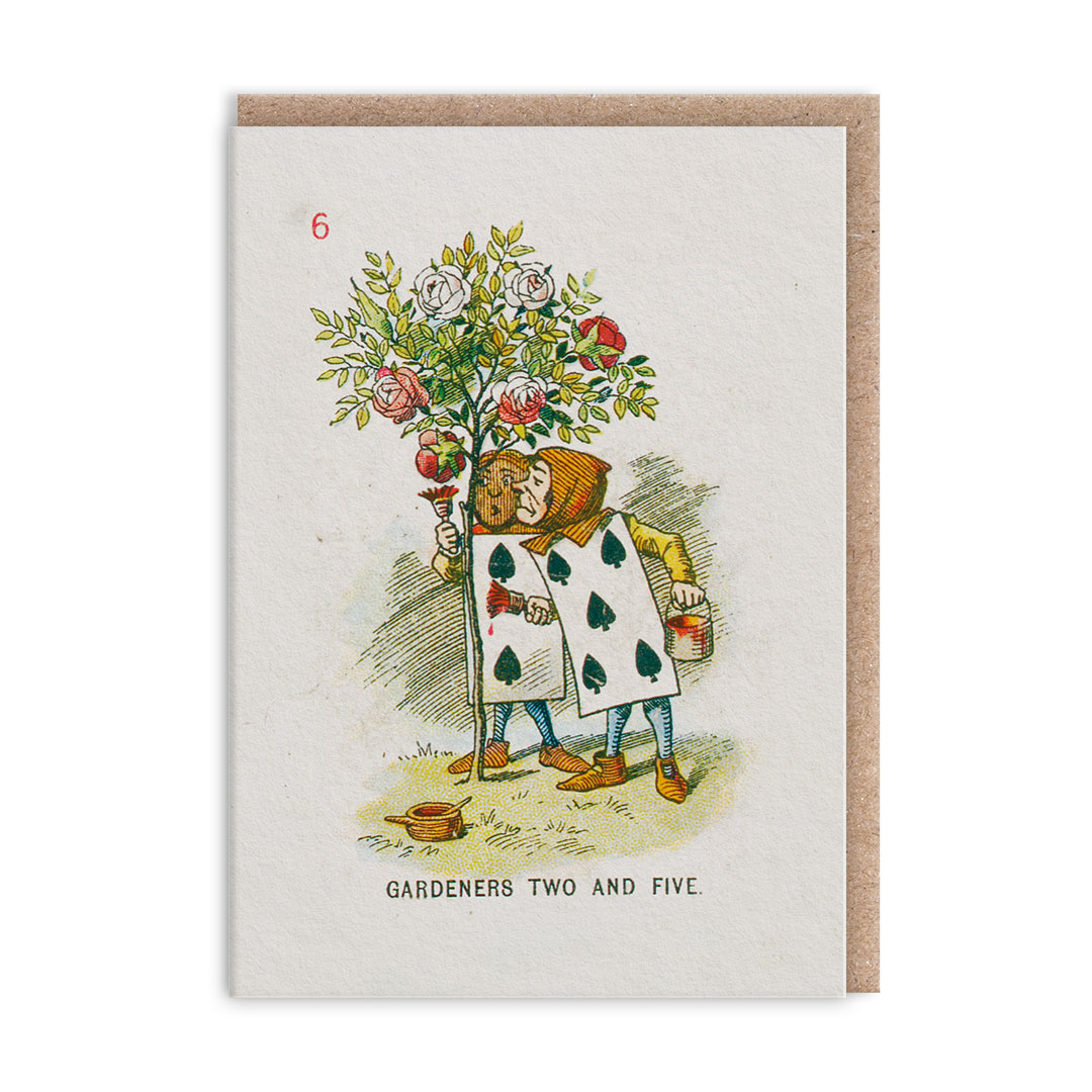 Picture of Painting the Roses Mini Greeting Card (14362)