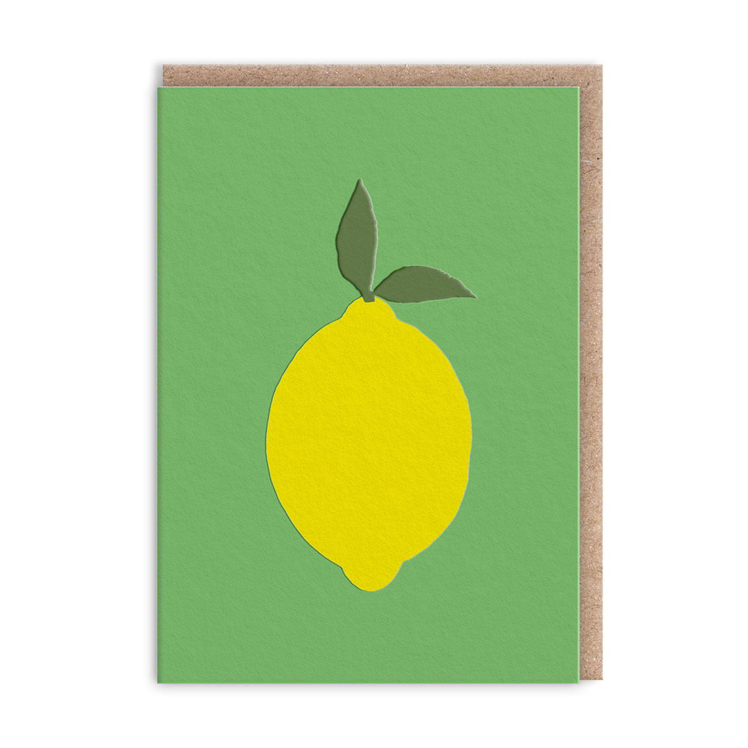 Picture of Lemon Mini Greeting Card (14380)