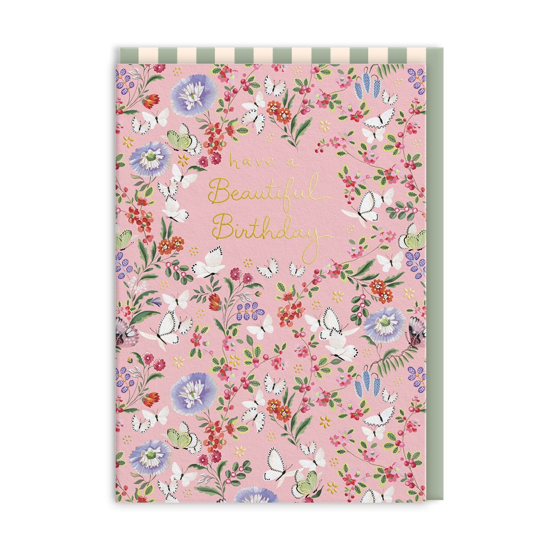 Picture of Butterfly Dance Birthday Greeting Card (14399)