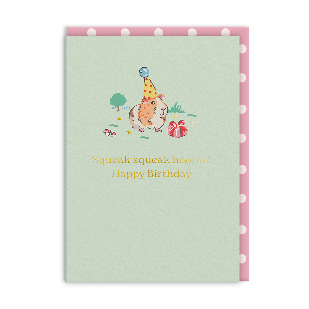 Picture of Squeak Squeak Hooray Greeting Card (14404)