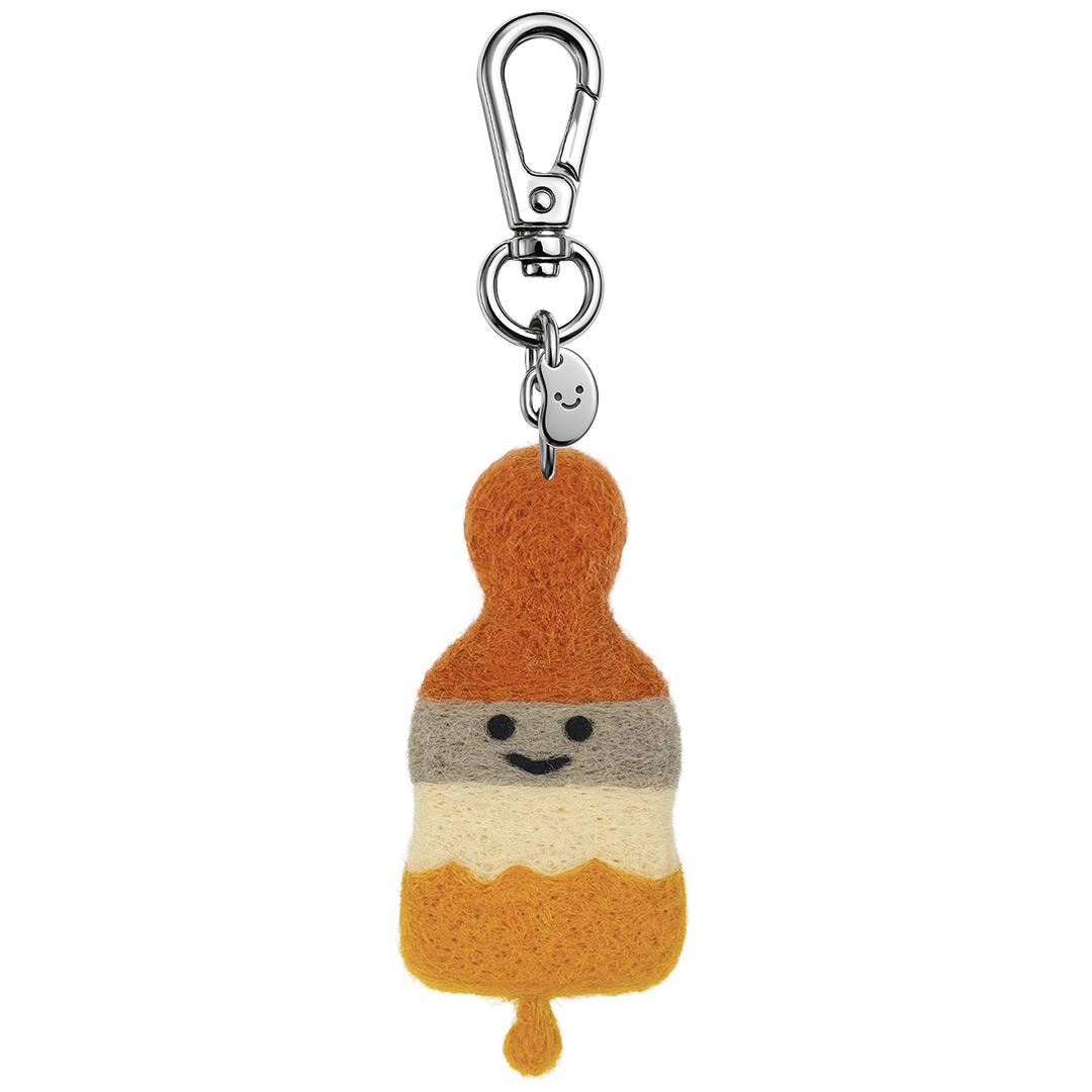 Picture of Patty The Paint Brush Felt Keychain (14424)