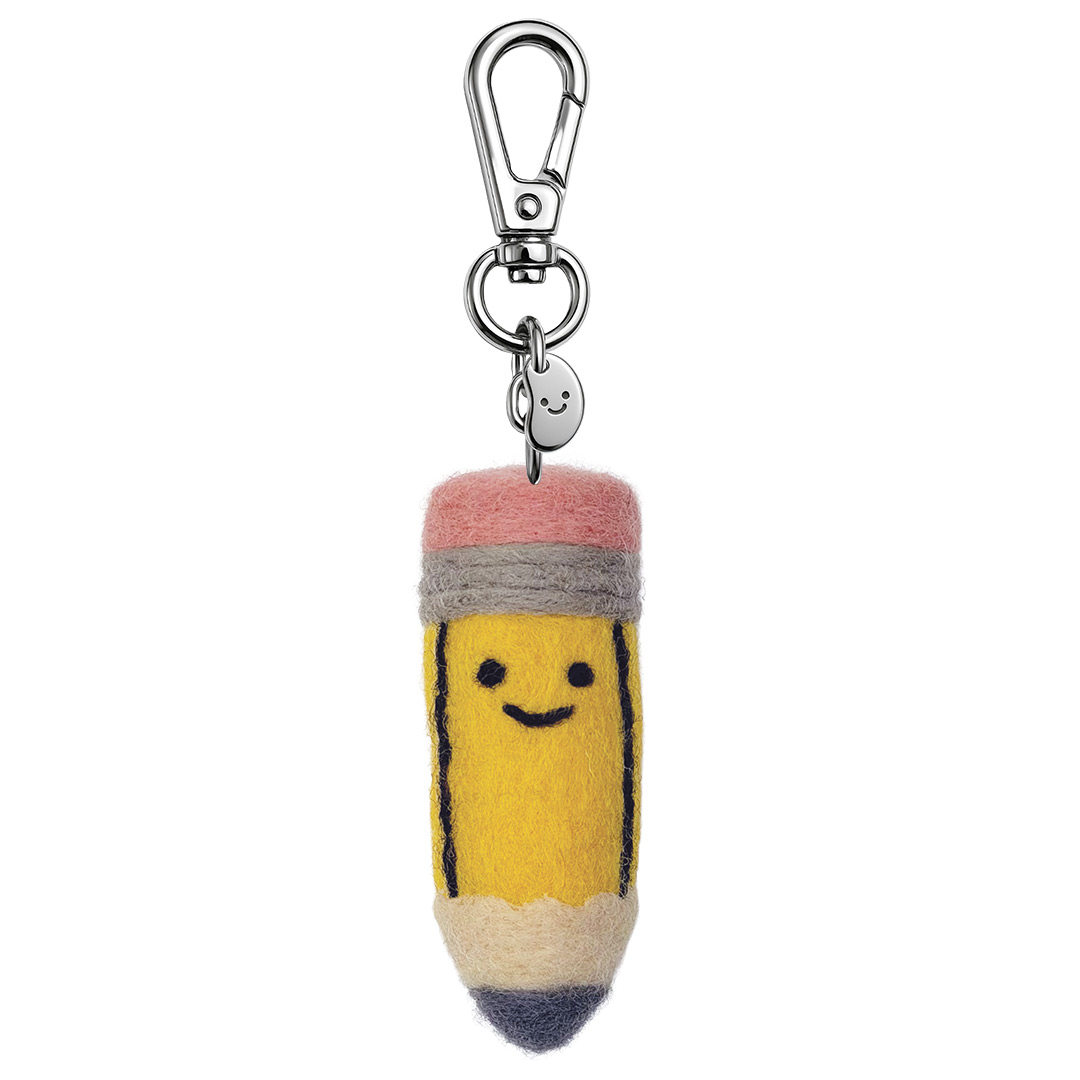 Picture of Percy The Pencil Felt Keychain (14425)