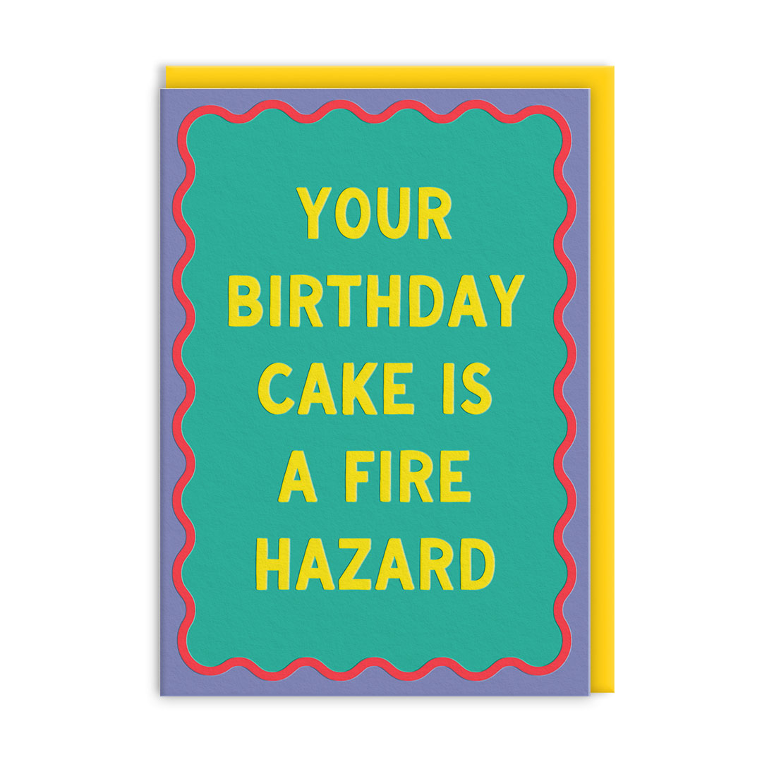 Picture of Fire Hazard Greeting Card (14447)