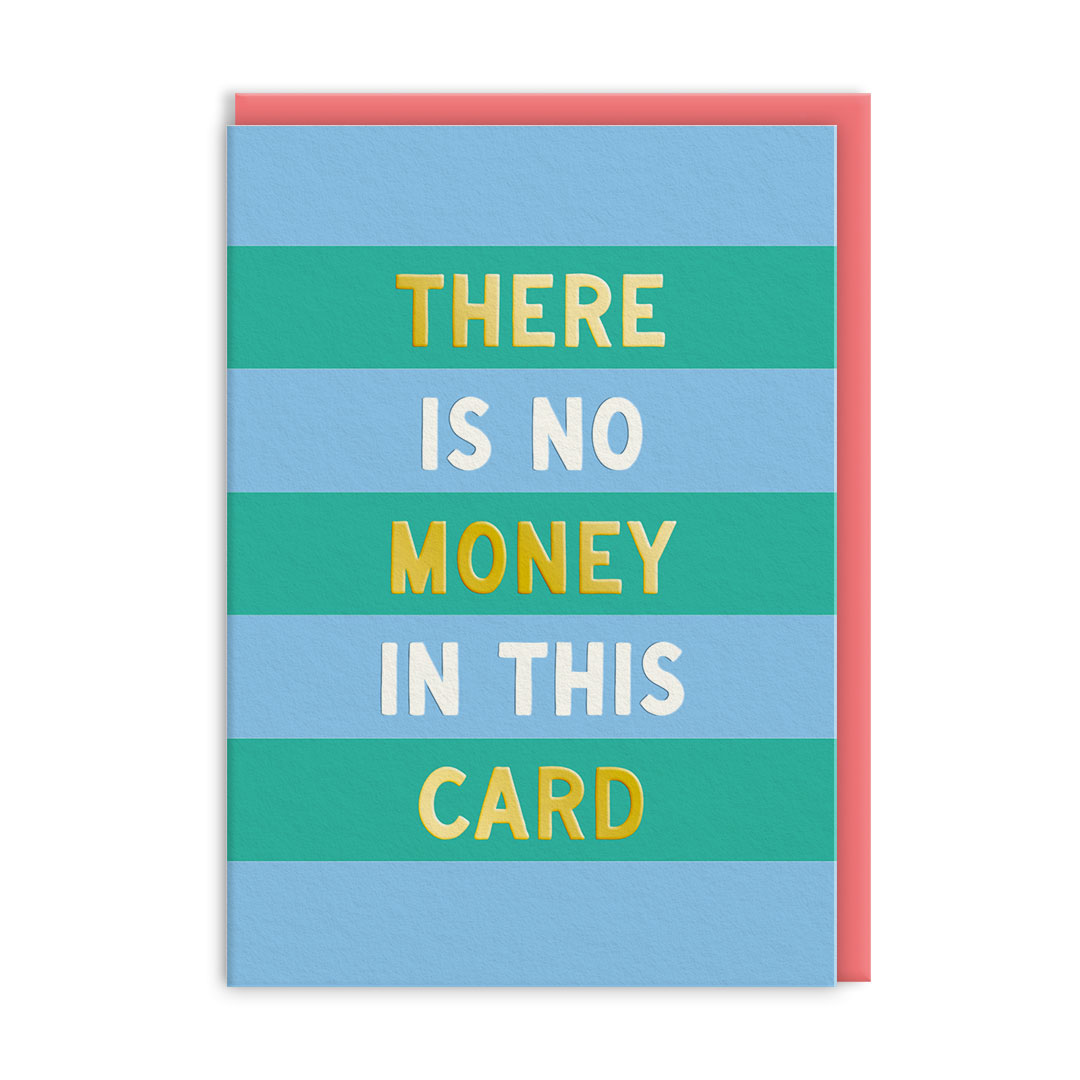 Picture of No Money Greeting Card (14450)