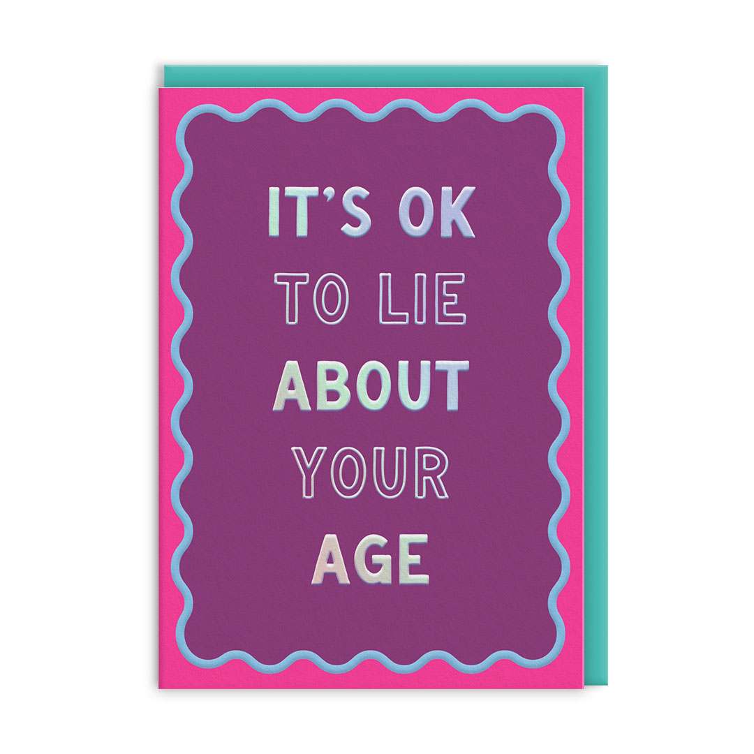 Picture of Ok to Lie Greeting Card (14451)