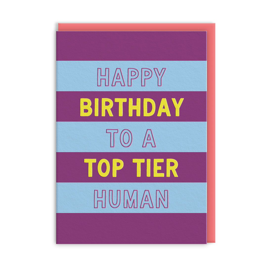 Picture of Top Tier Human Greeting Card (14454)