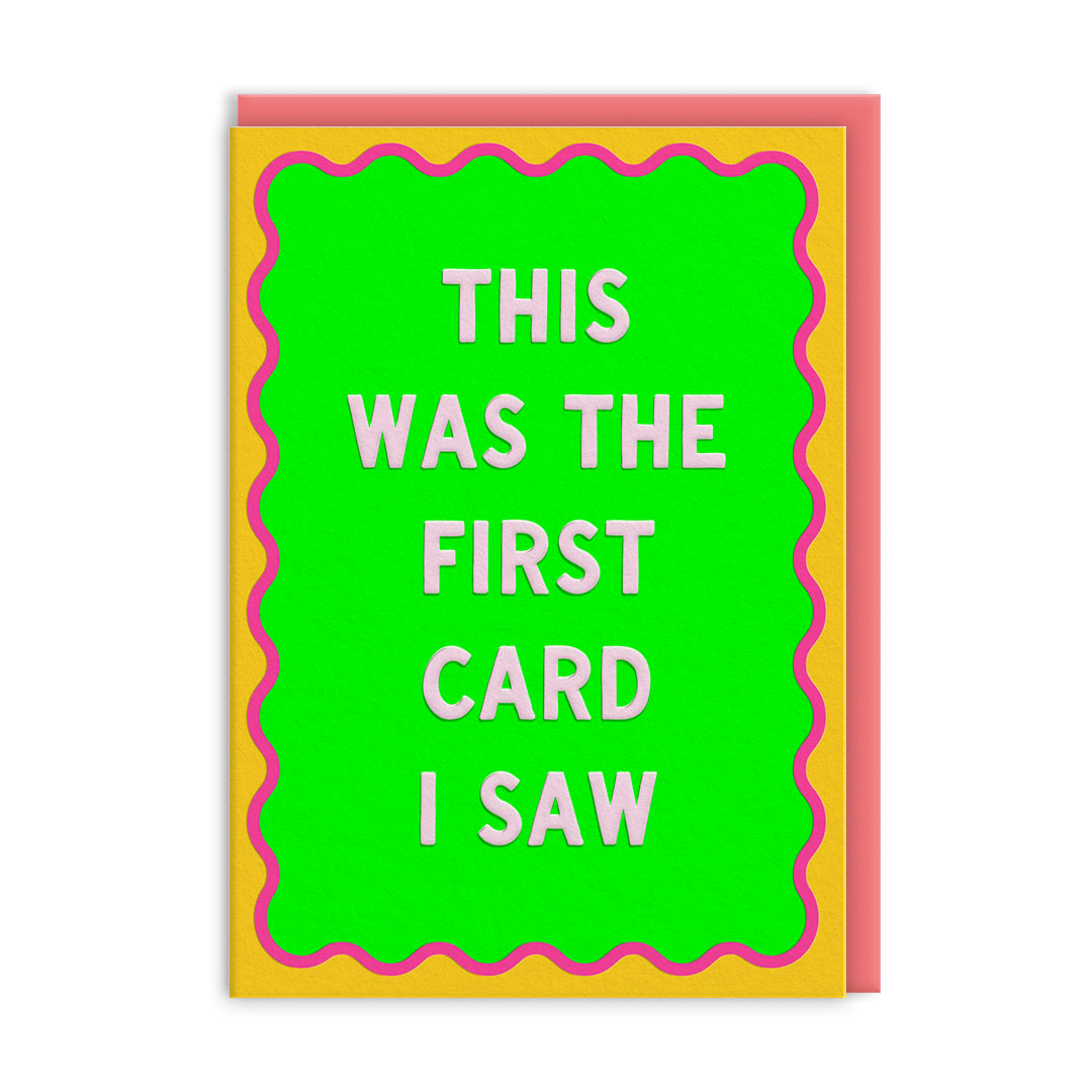 Picture of First Card Greeting Card (14455)