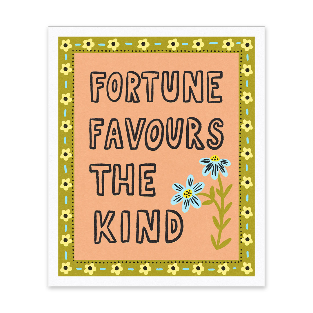 Picture of Fortune Favours Riso Print (10x12) (14586)