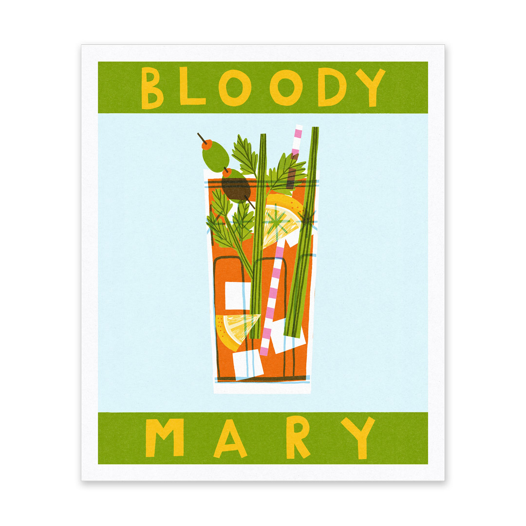 Picture of Bloody Mary Riso Print (10x12) (14591)