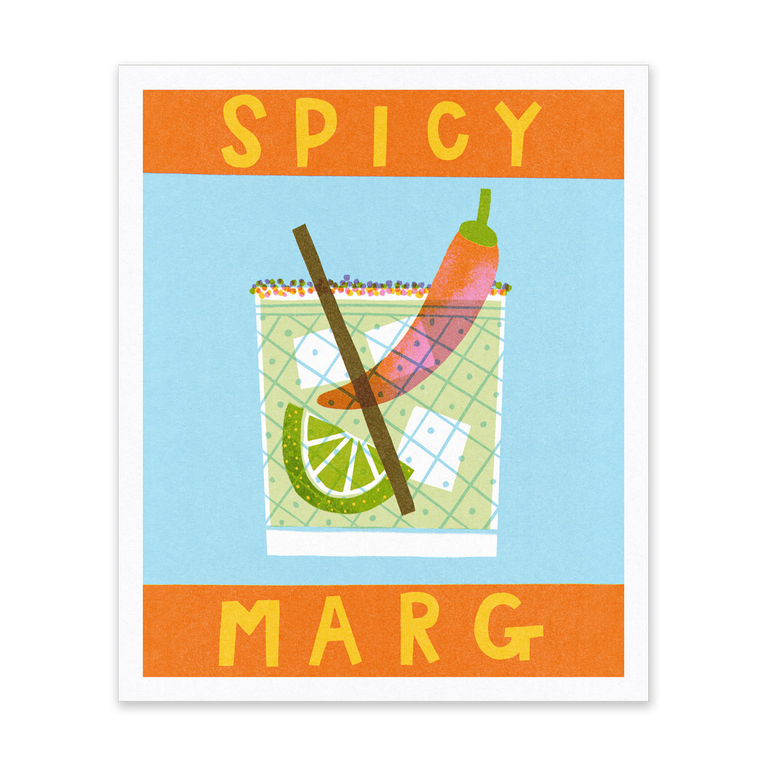 Picture of Spicy Marg Riso Print (10x12) (14592)