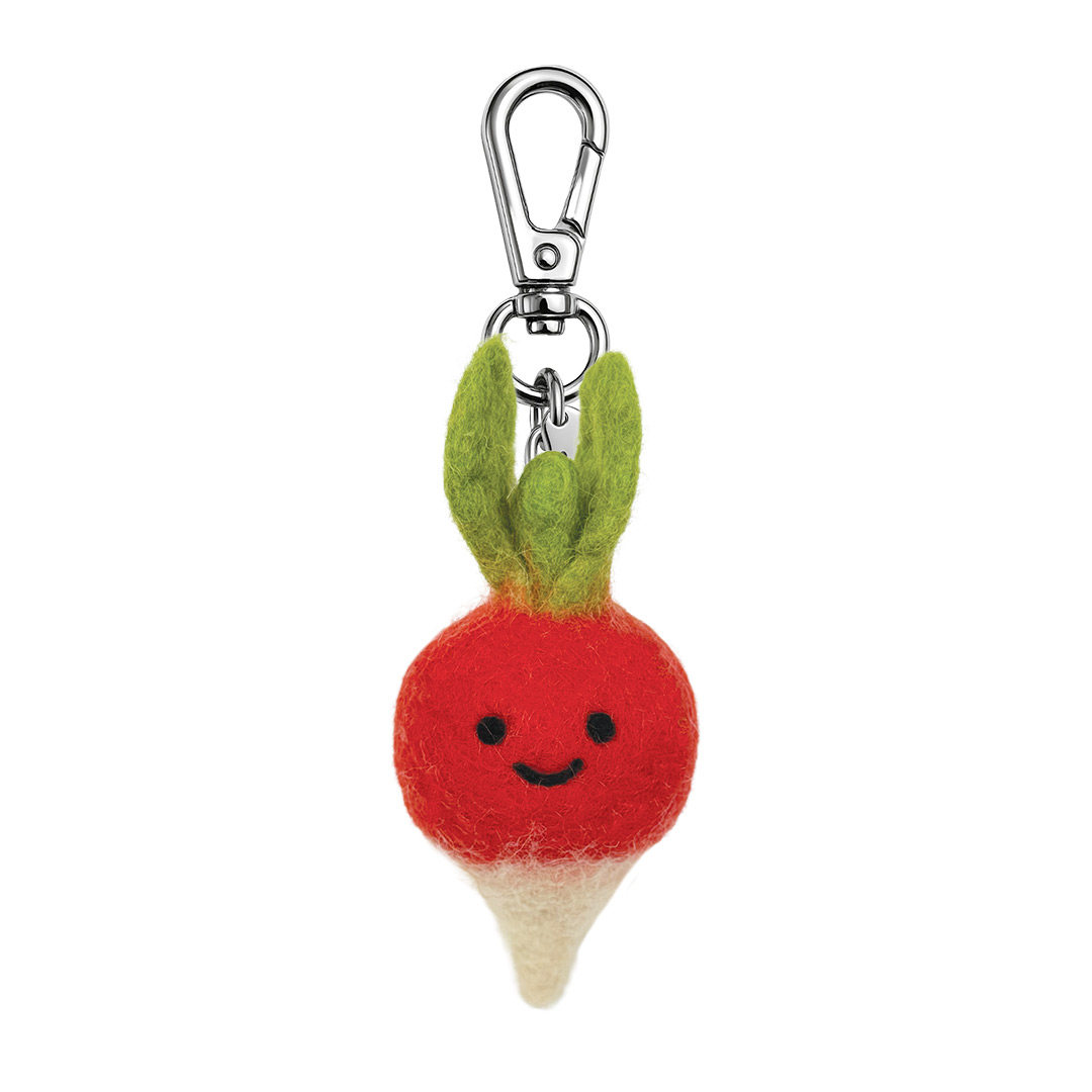 Picture of Rachel The Radish Felt Keychain (14594)