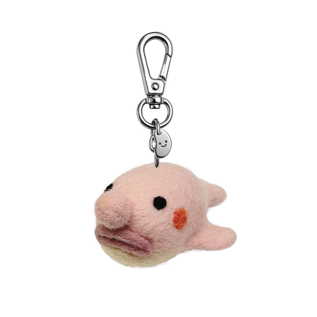 Picture of Bob The Blobfish Felt Keychain (14599)