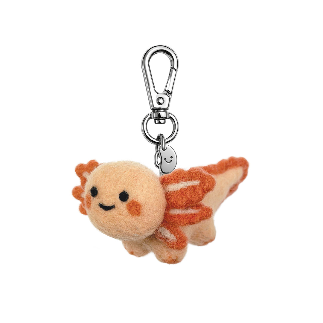 Picture of Annie The Axolotl Felt Keychain (14601)