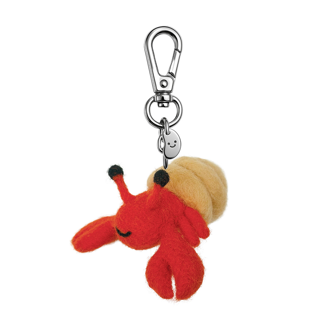 Picture of Harry The Hermit Crab Felt Keychain (14602)