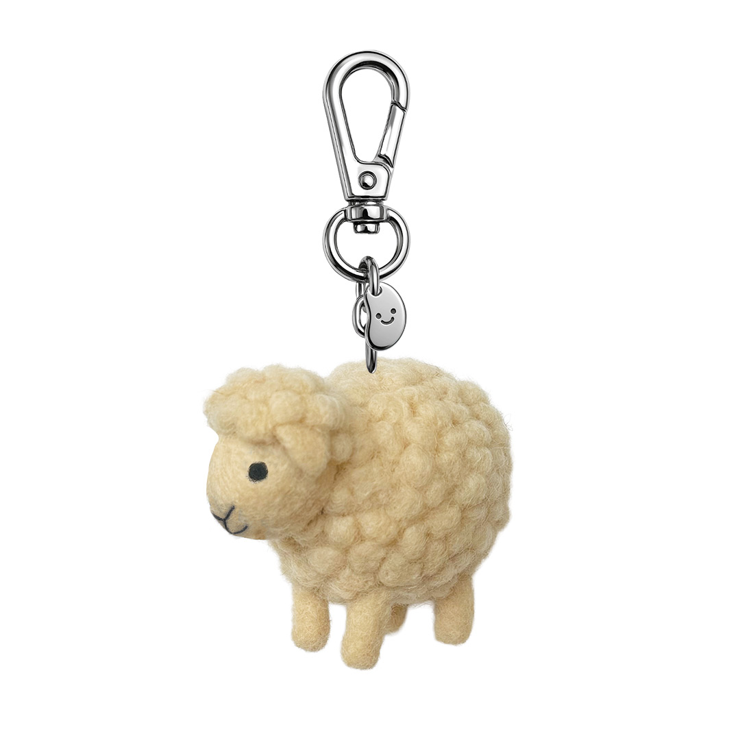 Picture of Selma The Sheep Felt Keychain (14604)