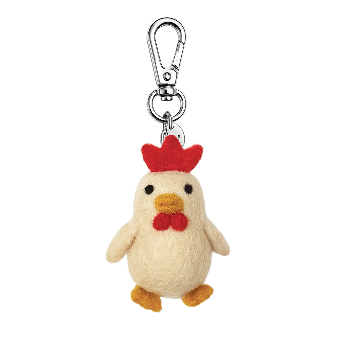 Picture of Ranger The Rooster Felt Keychain (14606)