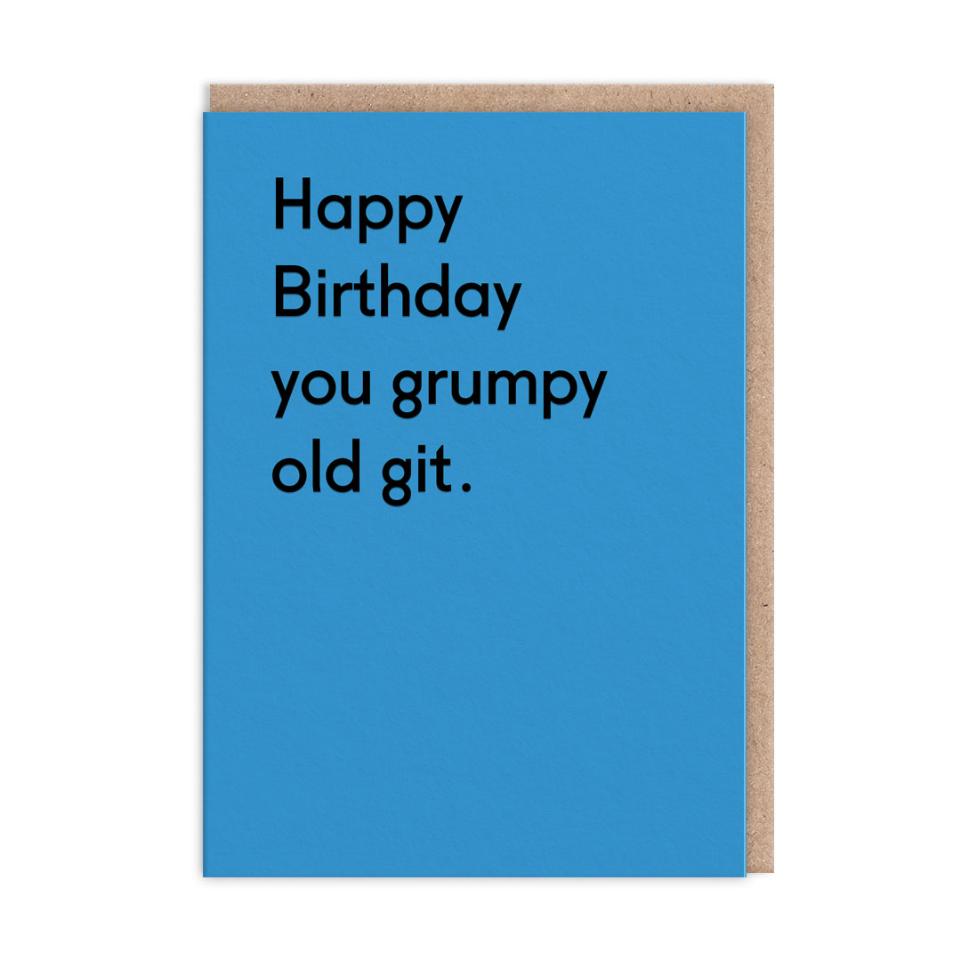 Picture of Grumpy Old Git Greeting Card (4063)