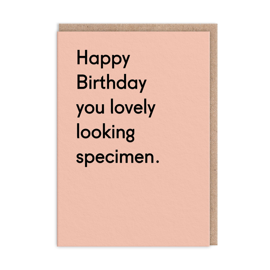 Picture of Lovely Looking Specimen Greeting Card (4066)