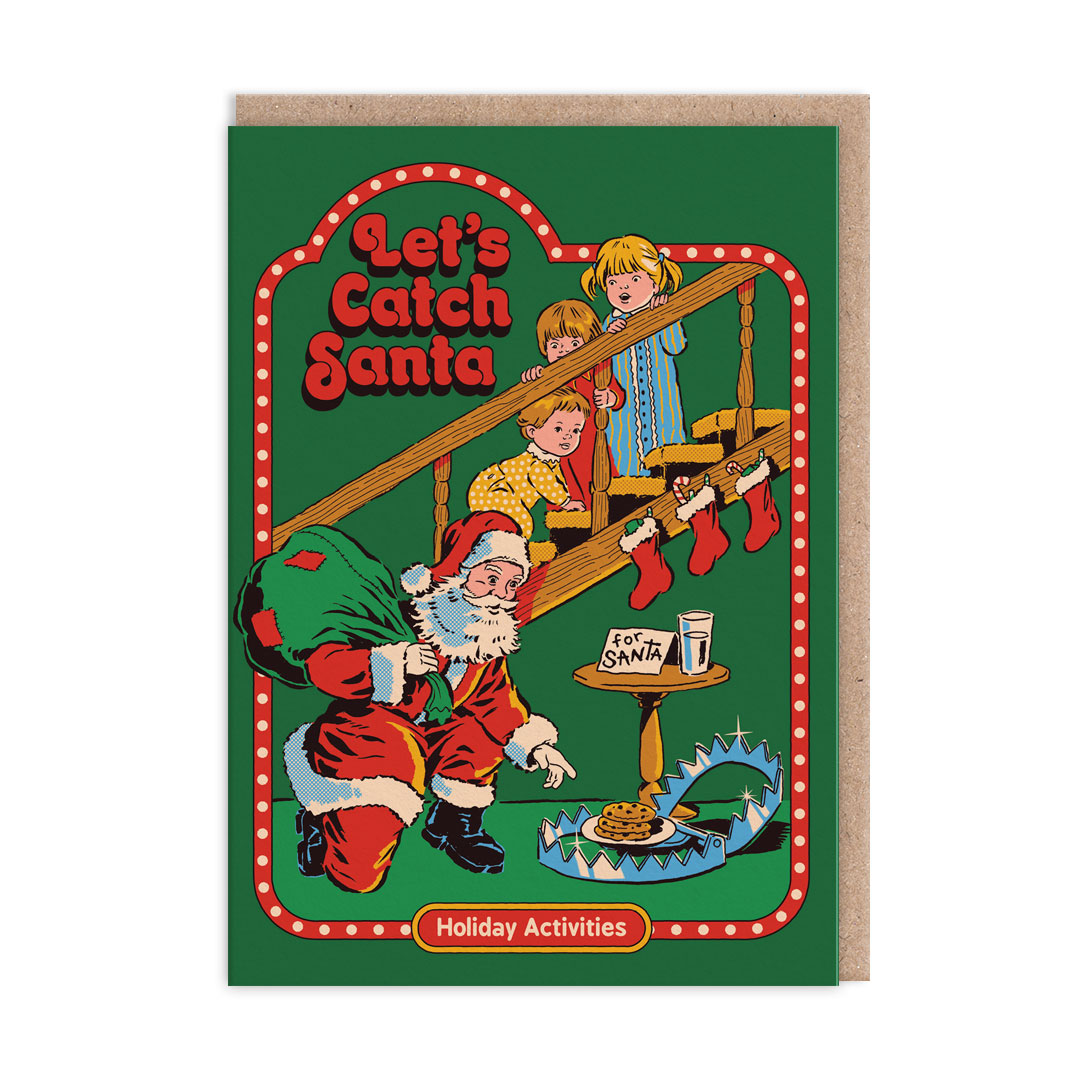 Picture of Let's Catch Santa Greeting Card (4655)