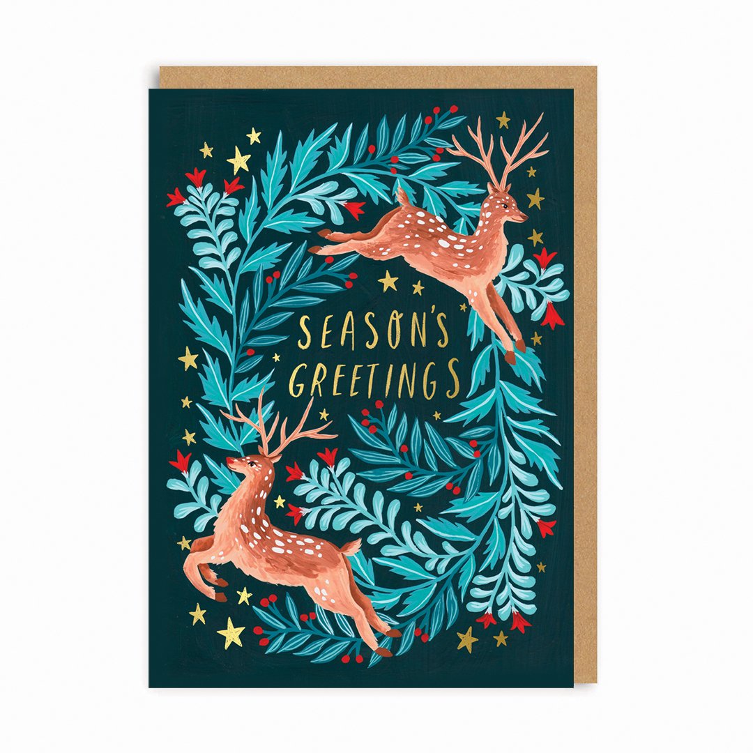 Picture of Deer Seasons Greetings Card (5683)