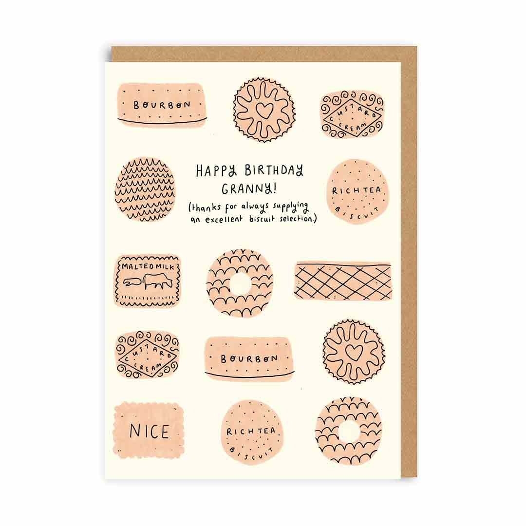 Picture of Granny, Great Biscuits Greeting Card (6285)