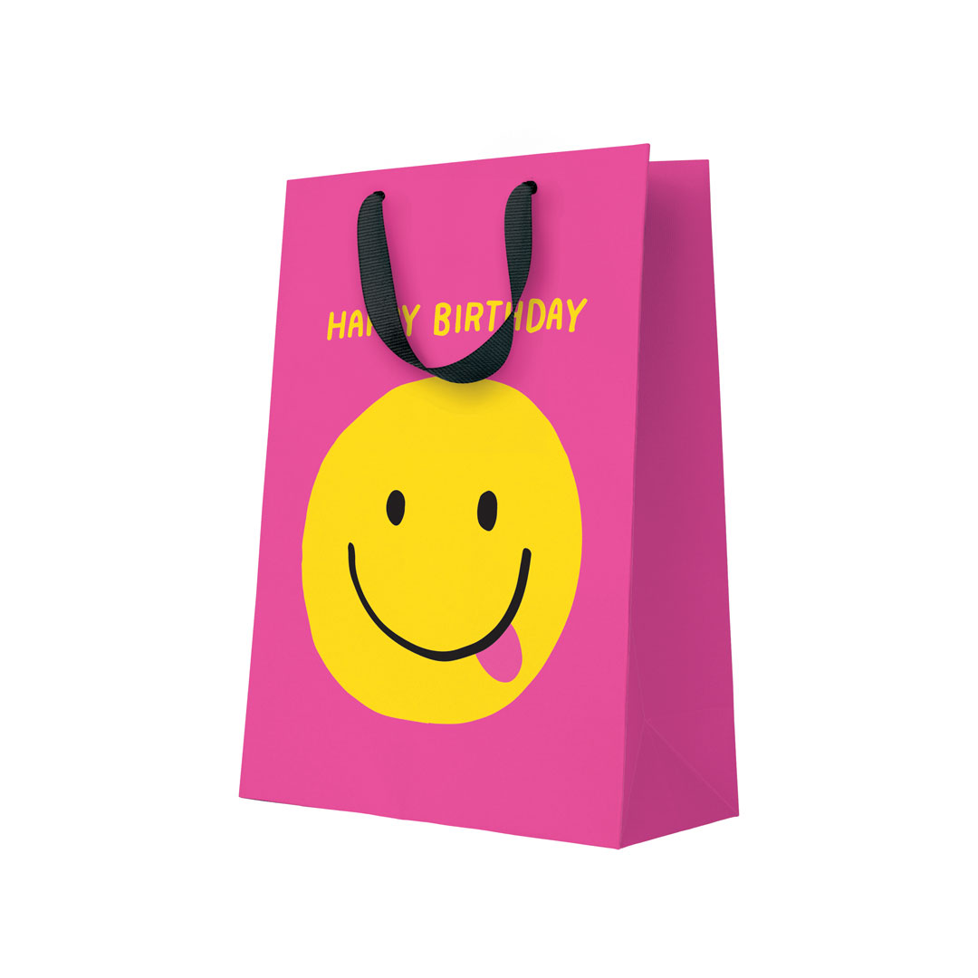 Picture of Happy Birthday Smiley Face Large Giftbag (9605)