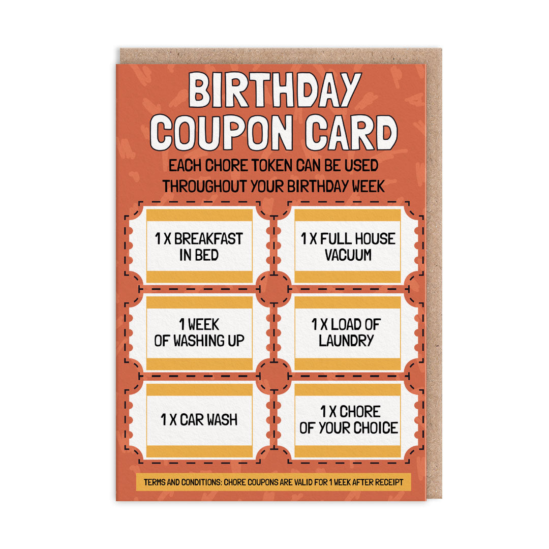 Picture of Birthday Coupon Card (9483)