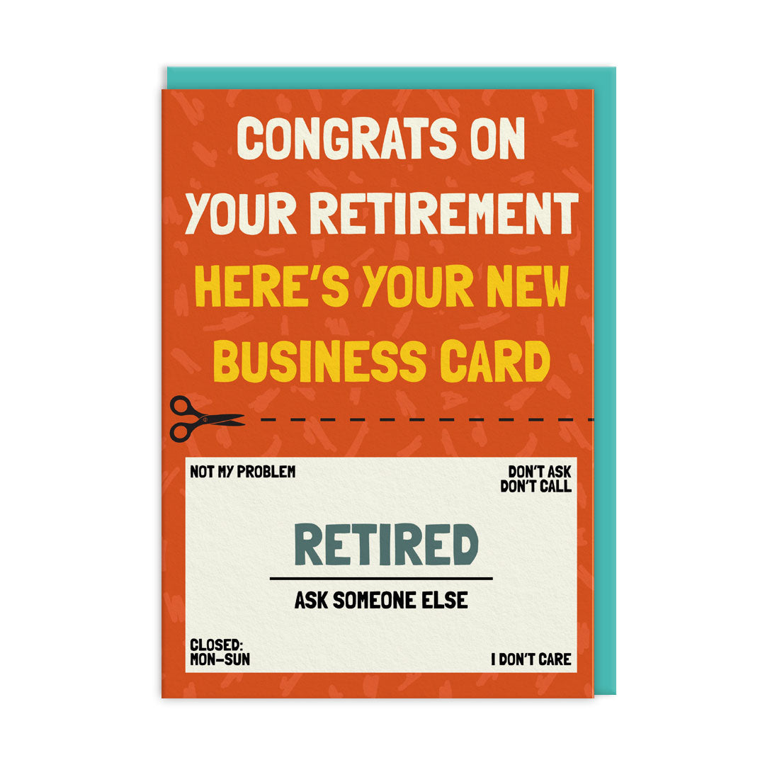 Picture of Retirement Business Card (9486)