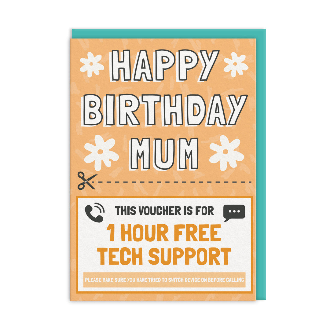 Picture of Mum 1 Hour Tech Support Voucher Card (9488)