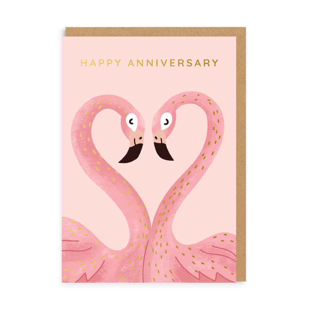 Picture of Anniversary Flamingos Card (6720)