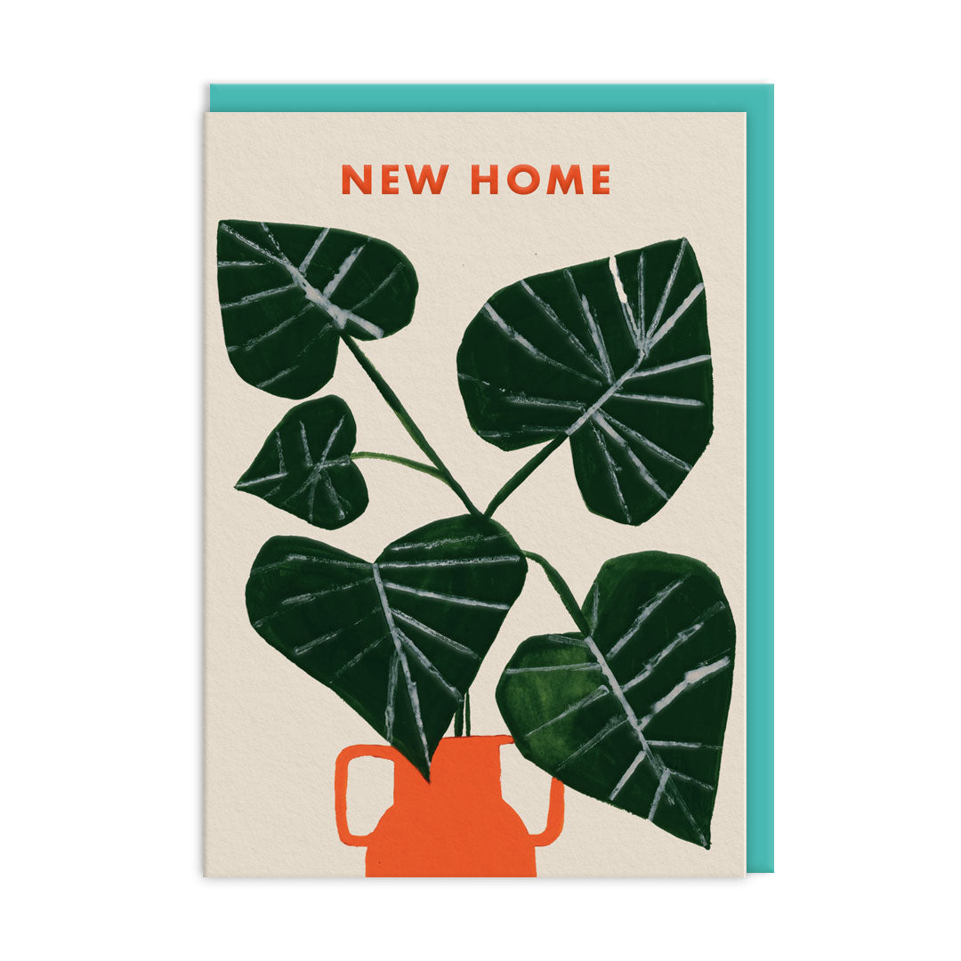 Picture of New Home Monstera Greeting Card (9632)