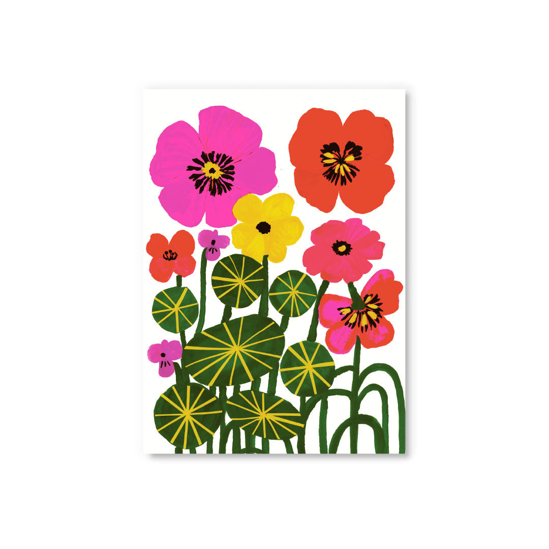 Picture of Nasturtiums Postcard (12282)