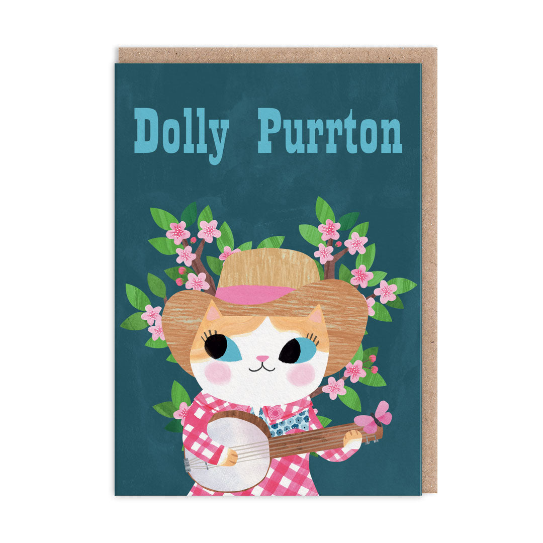 Picture of Dolly Purrton Greeting Card (11970)