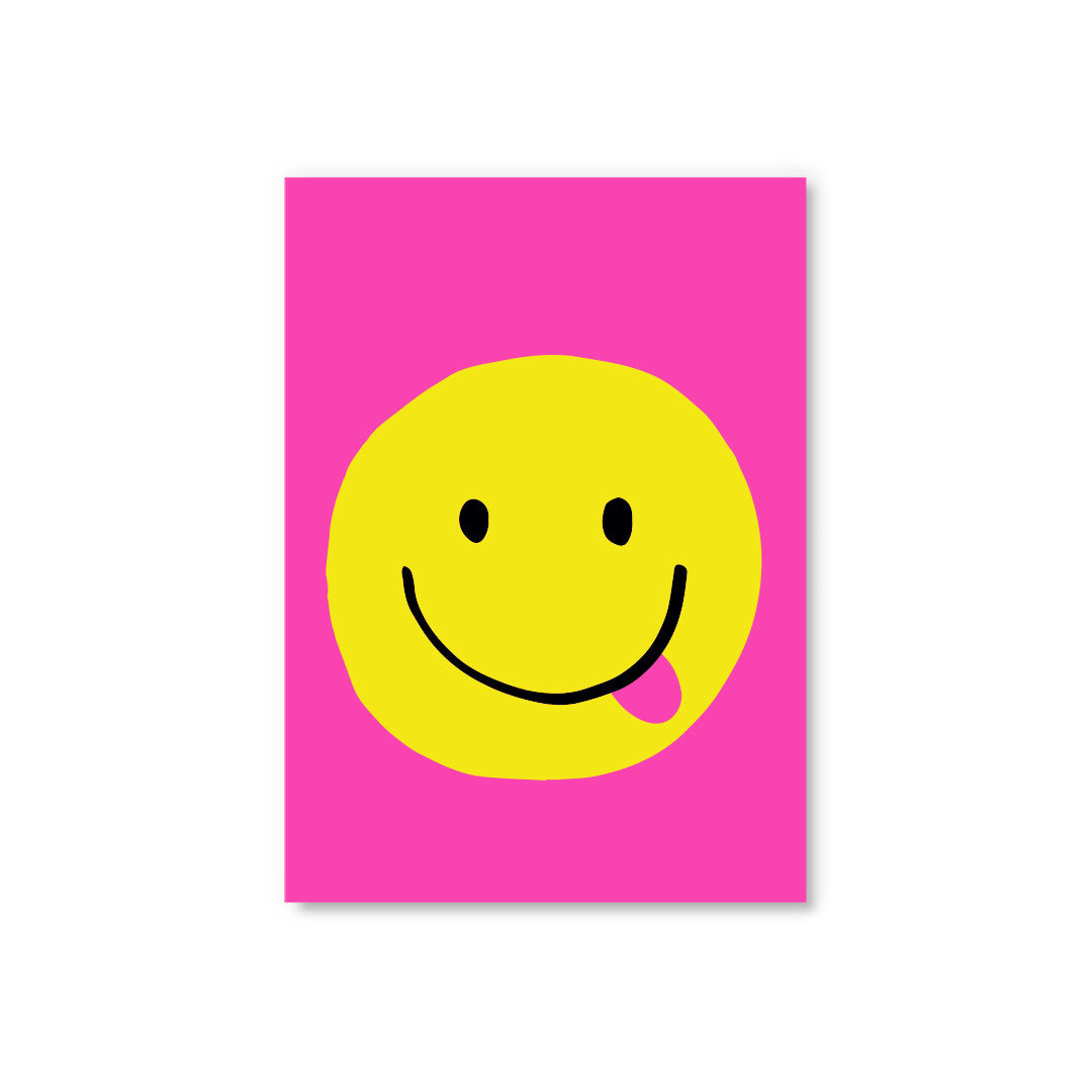 Picture of Cheeky Smiley Face Postcard (12302)