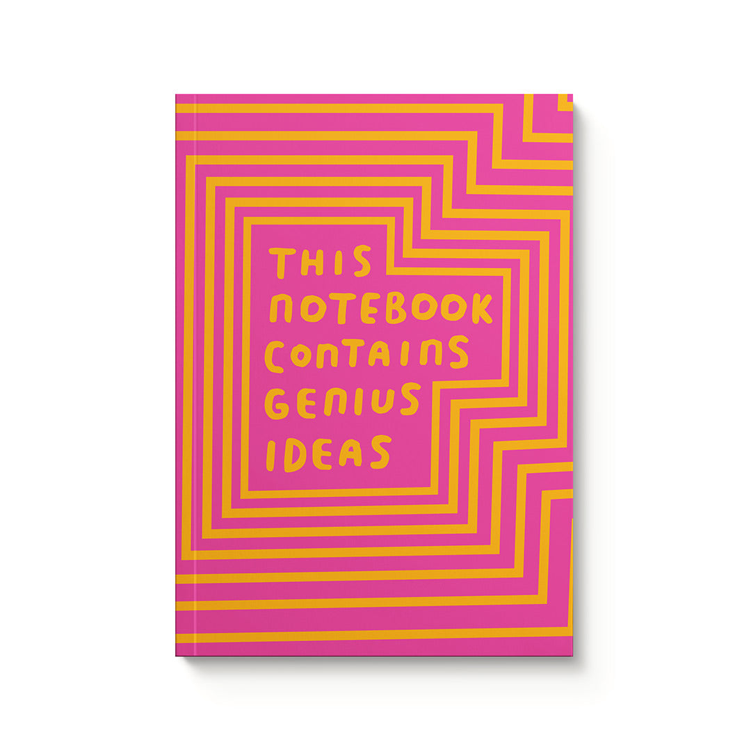 Picture of Contains Genius Ideas Paperback Notebook (10411)