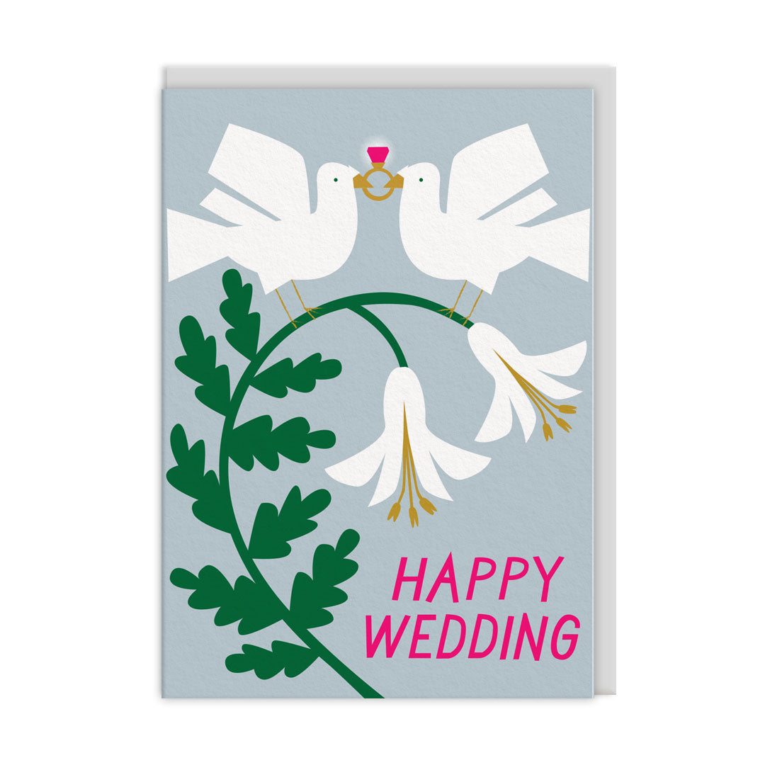 Picture of Wedding Doves Greeting Card (12368)