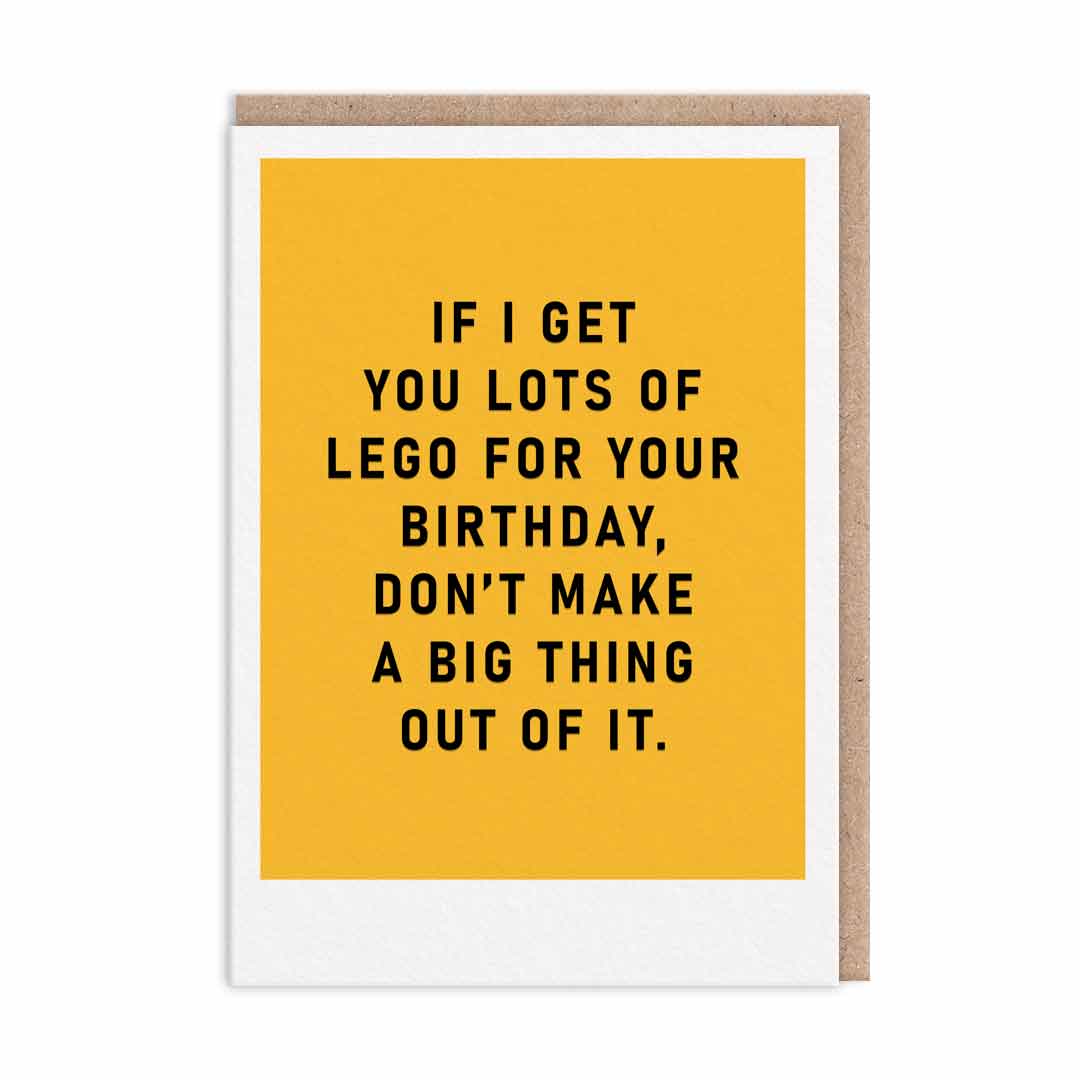 Picture of Lego Greeting Card (9613)