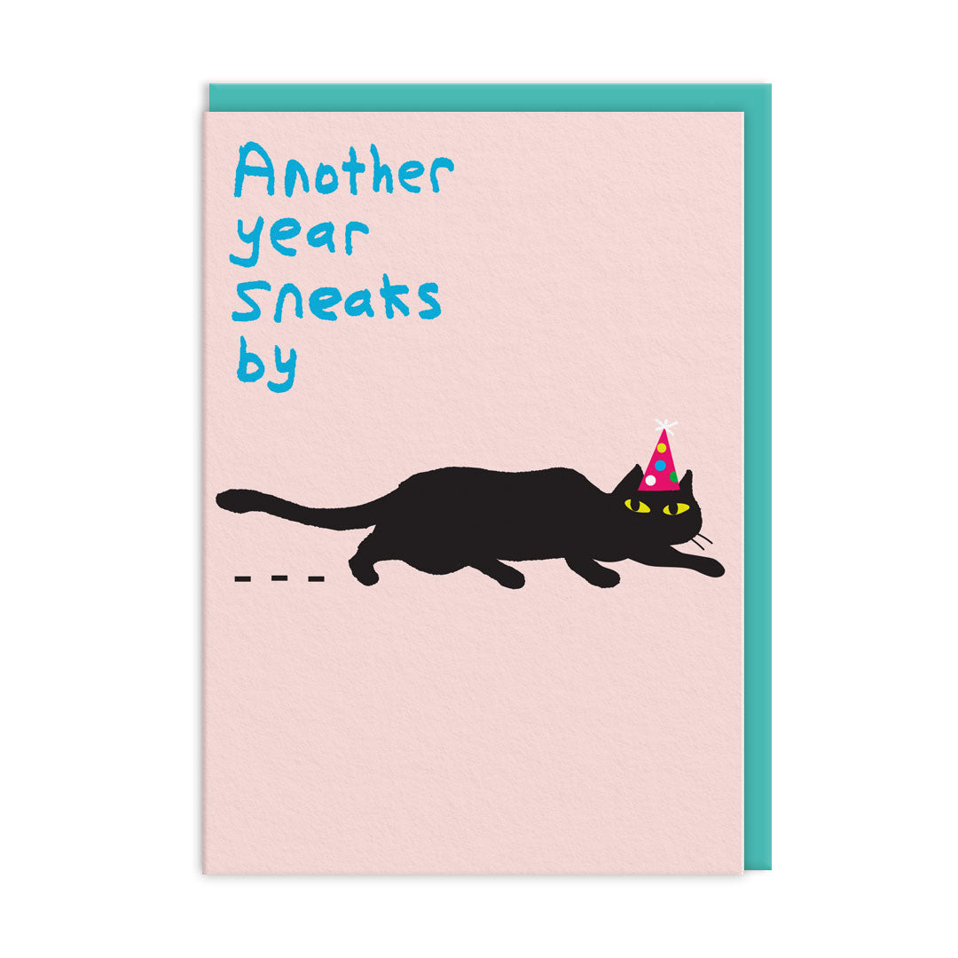 Picture of Another Year Sneaks By Greeting Card (12498)