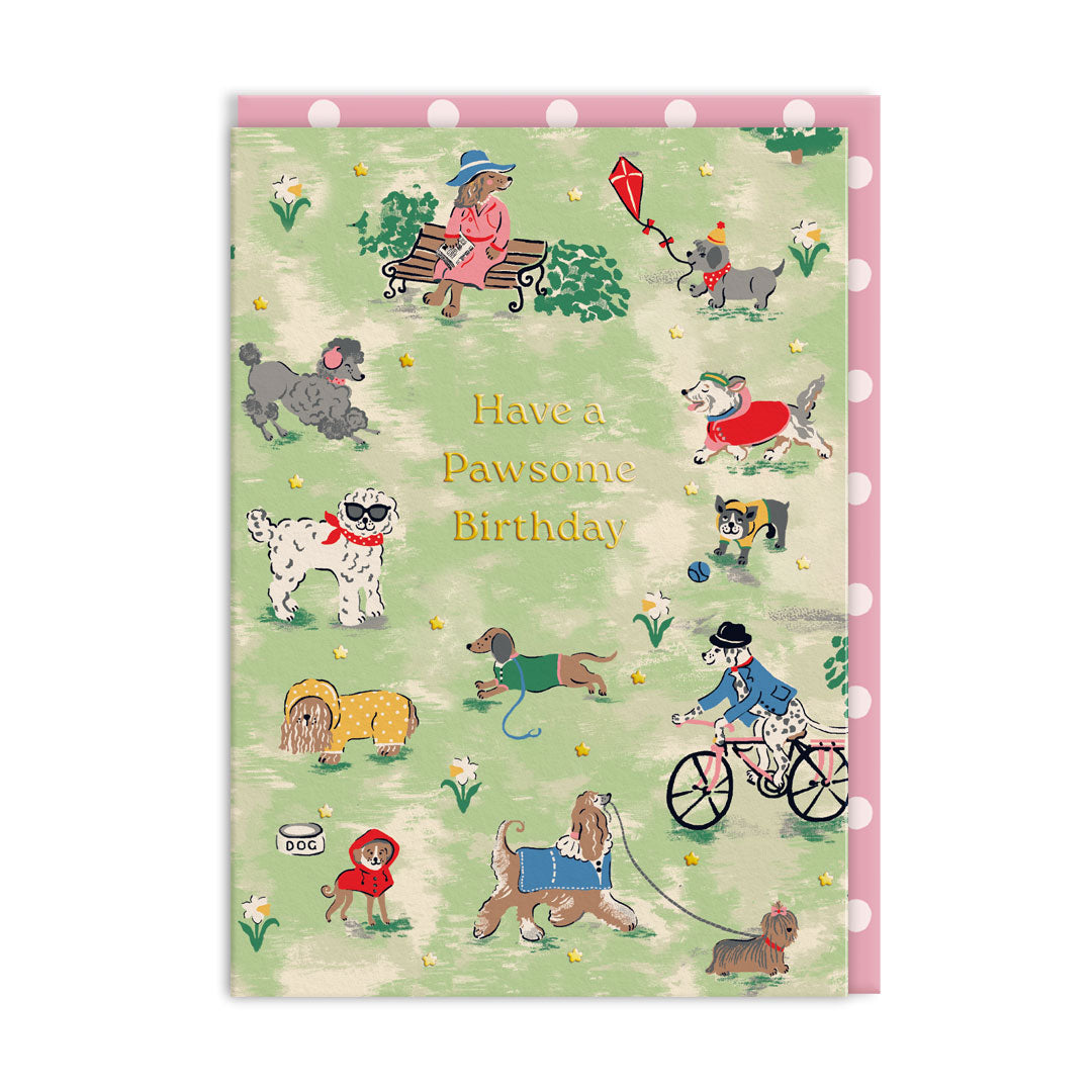 Picture of HBD Park Dogs Greeting Card (11500)