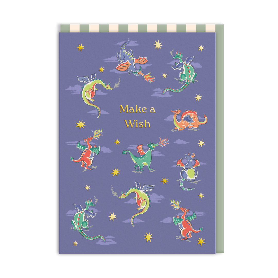 Picture of Make a Wish Dragons Greeting Card (11507)